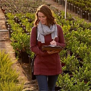 DULUTH Trading Company Deux More Double Knit Crewneck Pocket Tunic Sweater 3X